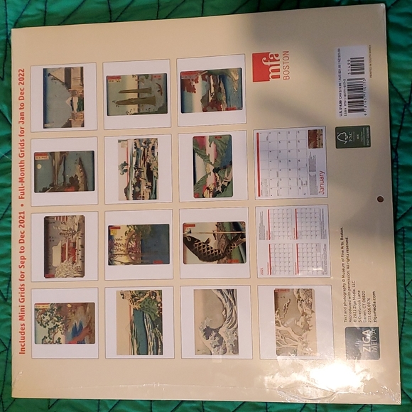 Japanese Woodblock Calendar 2022 - Picture 2 of 6